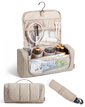 BAGSMART hair tool organizer exterior, ideal for organized travel.