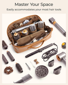 BAGSMART heat-resistant mat protects surfaces while cooling hot tools