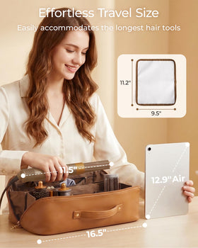 Lightweight quilted interior cushions tools inside the BAGSMART bag