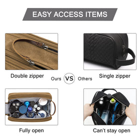 BAGSMART inner elastic-band organization keeps items secure and orderly.