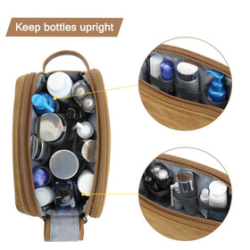 BAGSMART front pocket with elastic and mesh for quick access.