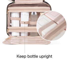BAGSMART bag with transparent sides for quick contents overview.