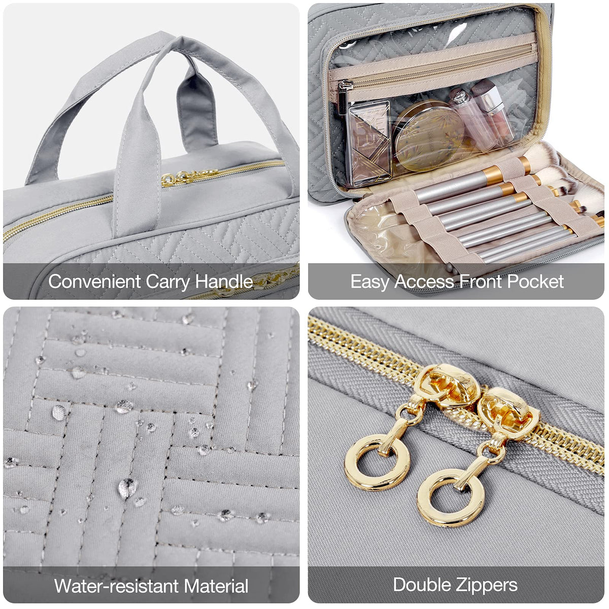 BAGSMART transparent TSA-approved compartment speeds security checks