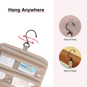 BAGSMART travel organizer suited for overnight trips, gym showers, and longer journeys.