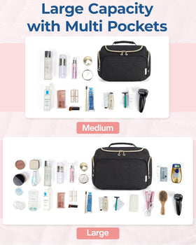 BAGSMART travel bag with handle and two-way zippers for easy portability