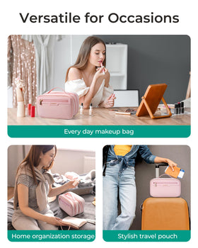 BAGSMART bag unfolds nearly 180 degrees for easy access
