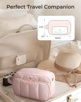 BAGSMART travel toiletry bag used for trips, gym, and home organization