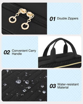 BAGSMART TSA-approved transparent bag included for security-friendly packing.