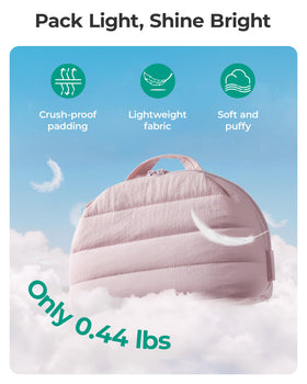 BAGSMART water-resistant fabric protects contents during travel