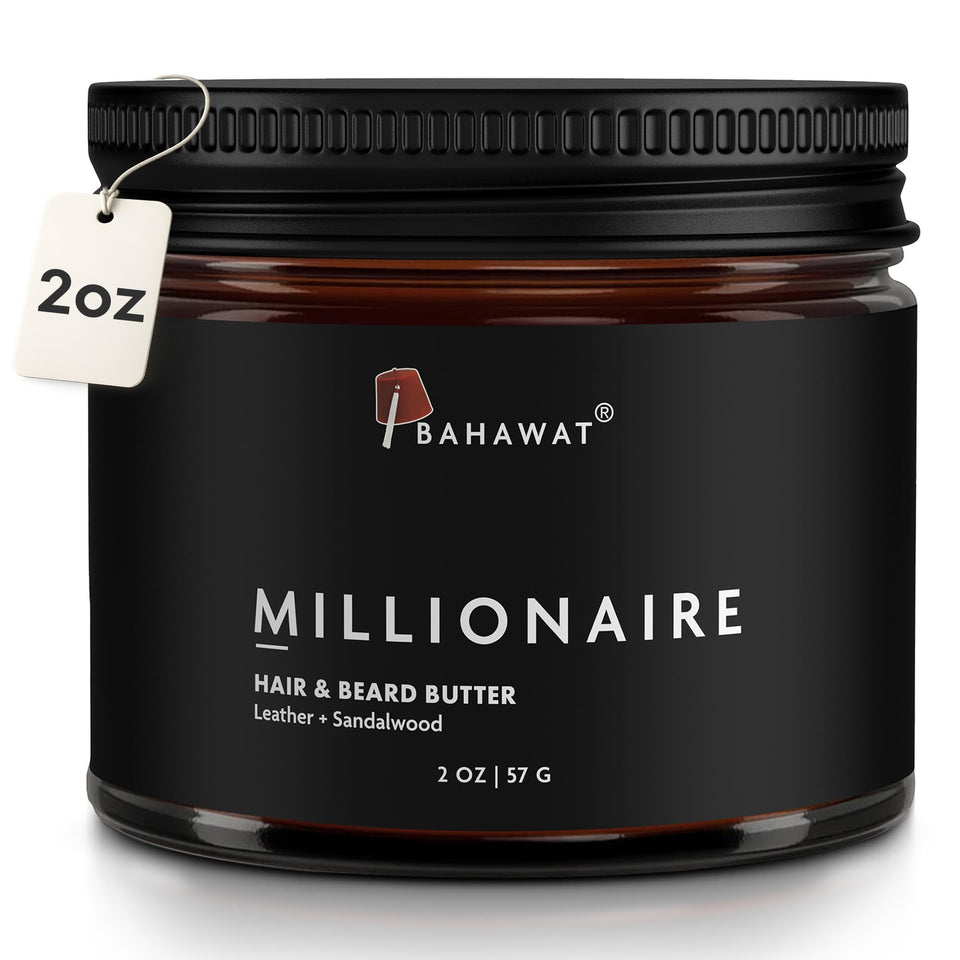 BAHAWAT Hair & Beard Butter jar for conditioning and styling.