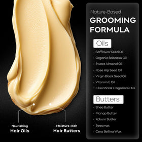 BAHAWAT zero-grit texture on hands for easy, comfortable application.