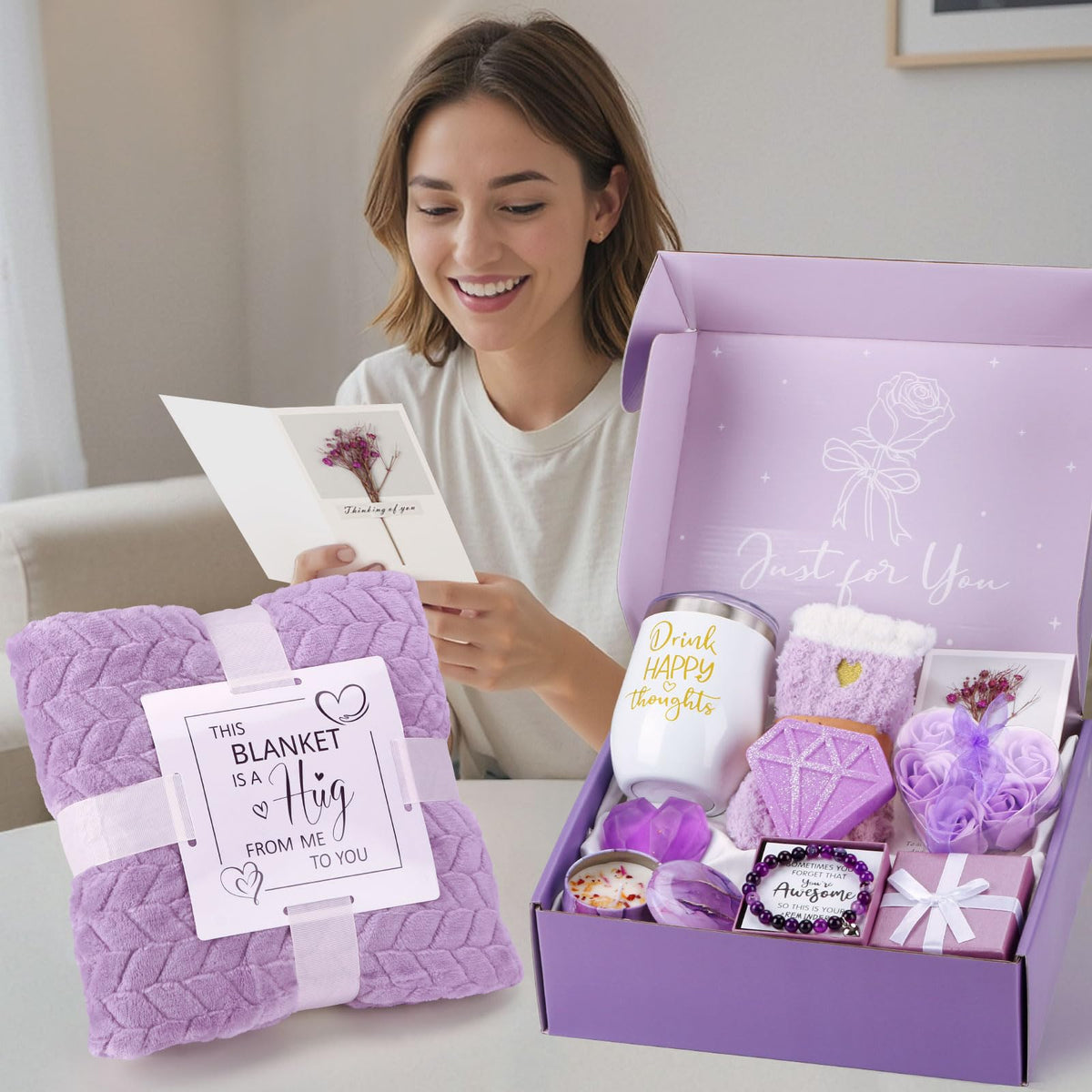 Baicai dried flower gift card for an elegant keepsake.