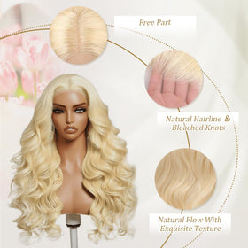 Baierte wig with adjustable straps for secure all-day fit.