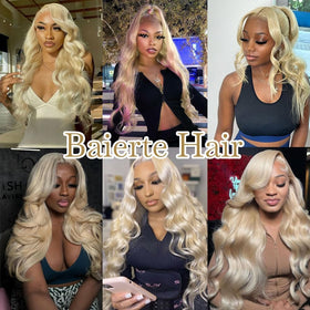 Baierte baby hairs create a natural, lifelike hairline.