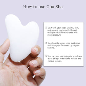 BAIMEI IcyMe daily routine with jade roller and gua sha tools.