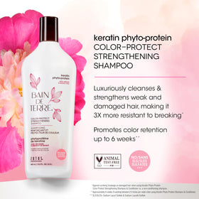 Bain de Terre Argan Monoi Oils shine image emphasizes hydration and luster.