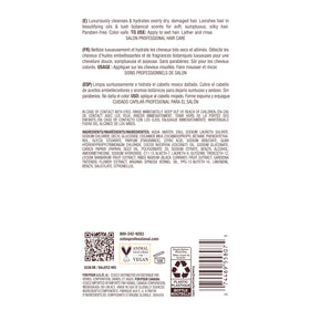 Bain de Terre Coconut Papaya Shampoo packaging emphasizes vegan, paraben-free formula.