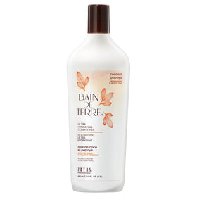 Bain de Terre Coconut Papaya conditioner jar front for deep moisture and shine