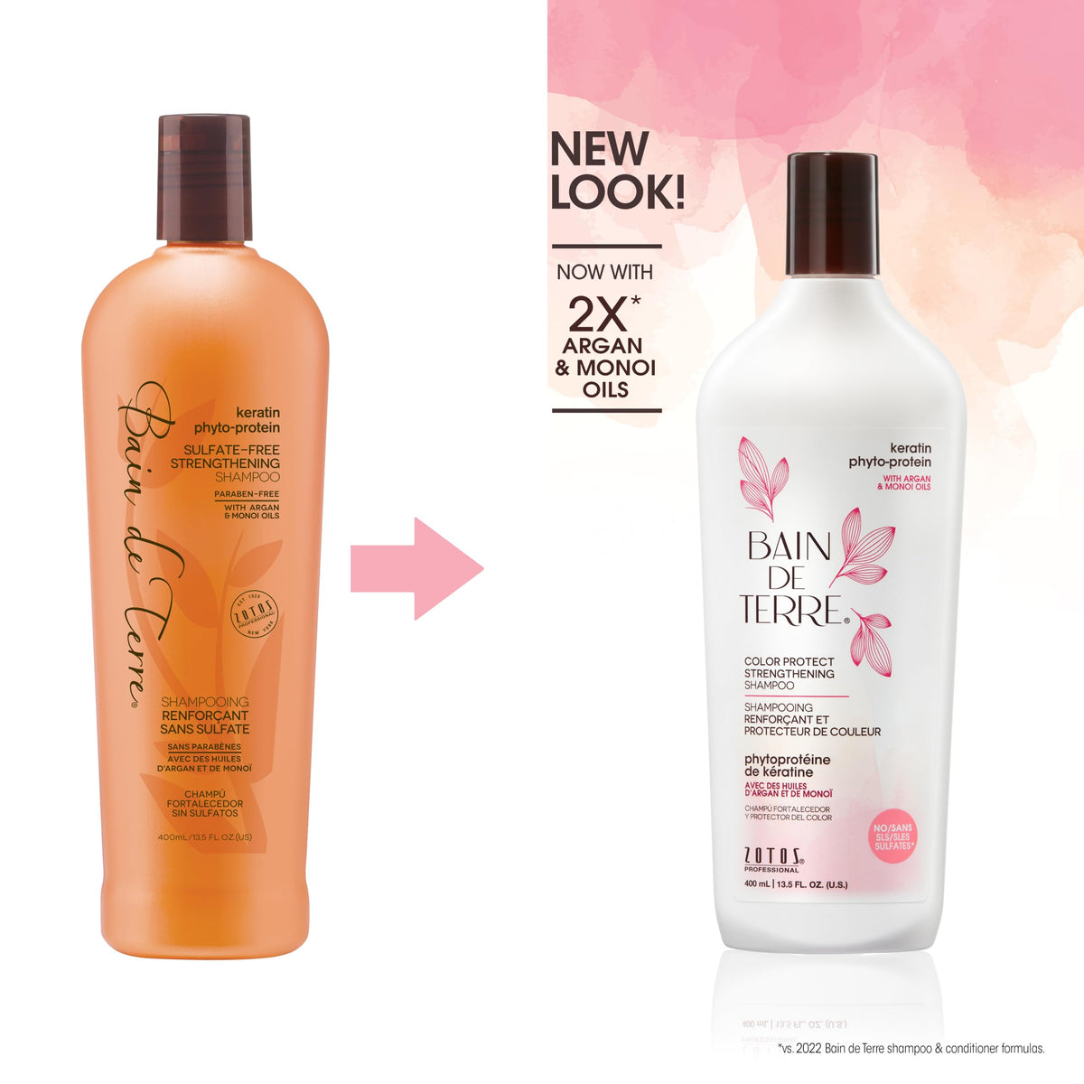 Bain de Terre Keratin Phyto-Protein Shampoo lather ready for daily cleansing