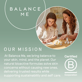 Balance Me moringa oil close-up illustrating skin nourishment and barrier support
