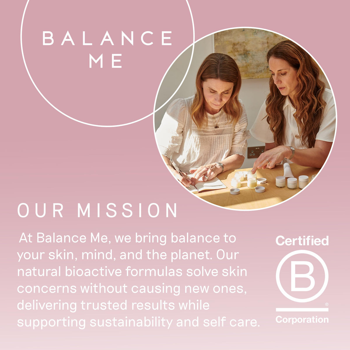 Balance Me Wonder Eye Cream under-eye application demonstrating gentle massage