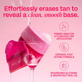 Bali Body Express Tan Remover grapefruit oil hydrates and refreshes skin.