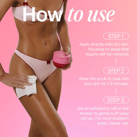 Bali Body Express Tan Remover packaging highlights easy at-home use.