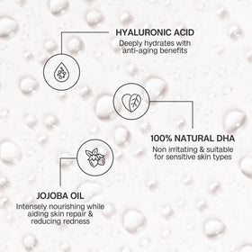 Bali Body Face Tan Mist Ultra Dark glow on skin looks natural.