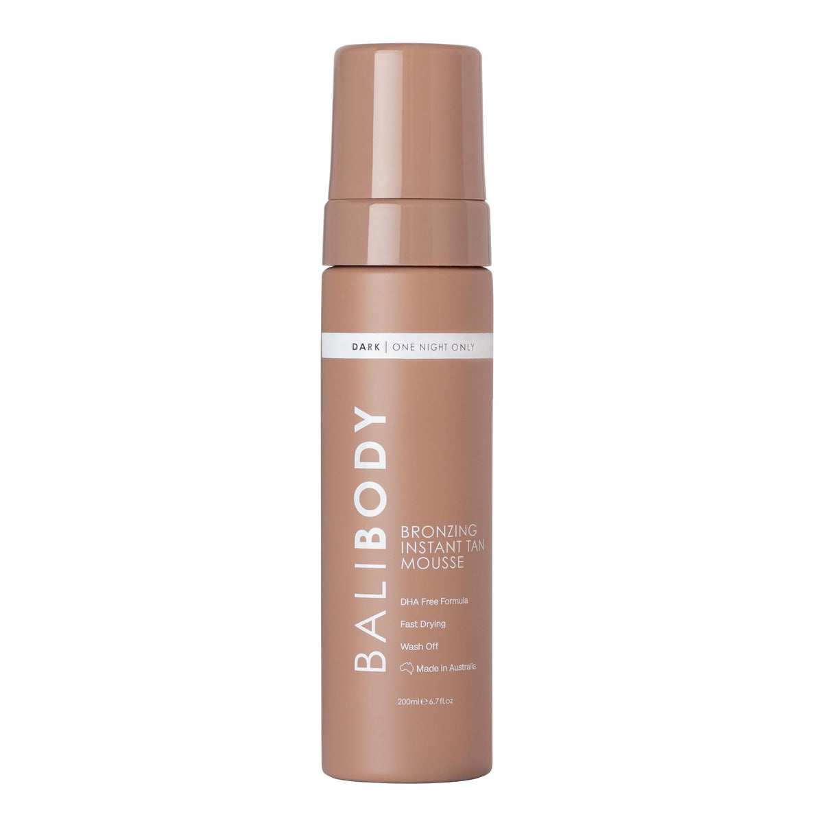 Bali Body Instant Tan Mousse bottle ready for a streak-free glow