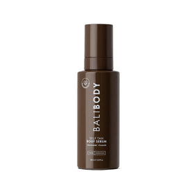 Bali Body Self Tan Body Serum bottle showing natural glow preview