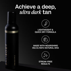 Bali Body nourishing ingredients badge emphasizing skin hydration.
