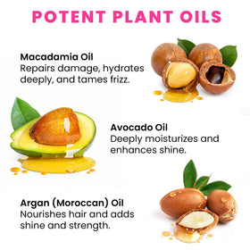 Bali Secret bottle label highlights argan oil benefits.