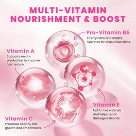 Avocado oil detail on Bali Secret vitamins packaging.