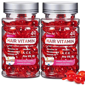Bali Secret Pure Bali hair vitamins bottle ready for all hair types.