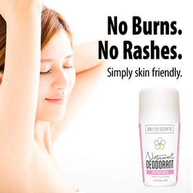 The Rosey deodorant bottle highlighting long-lasting protection for daily wear