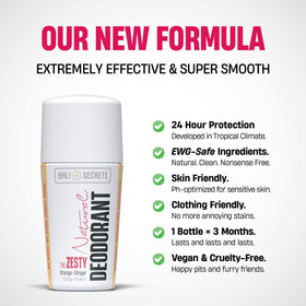 Bali Secrets The New Formula travel-size deodorant is TSA-friendly