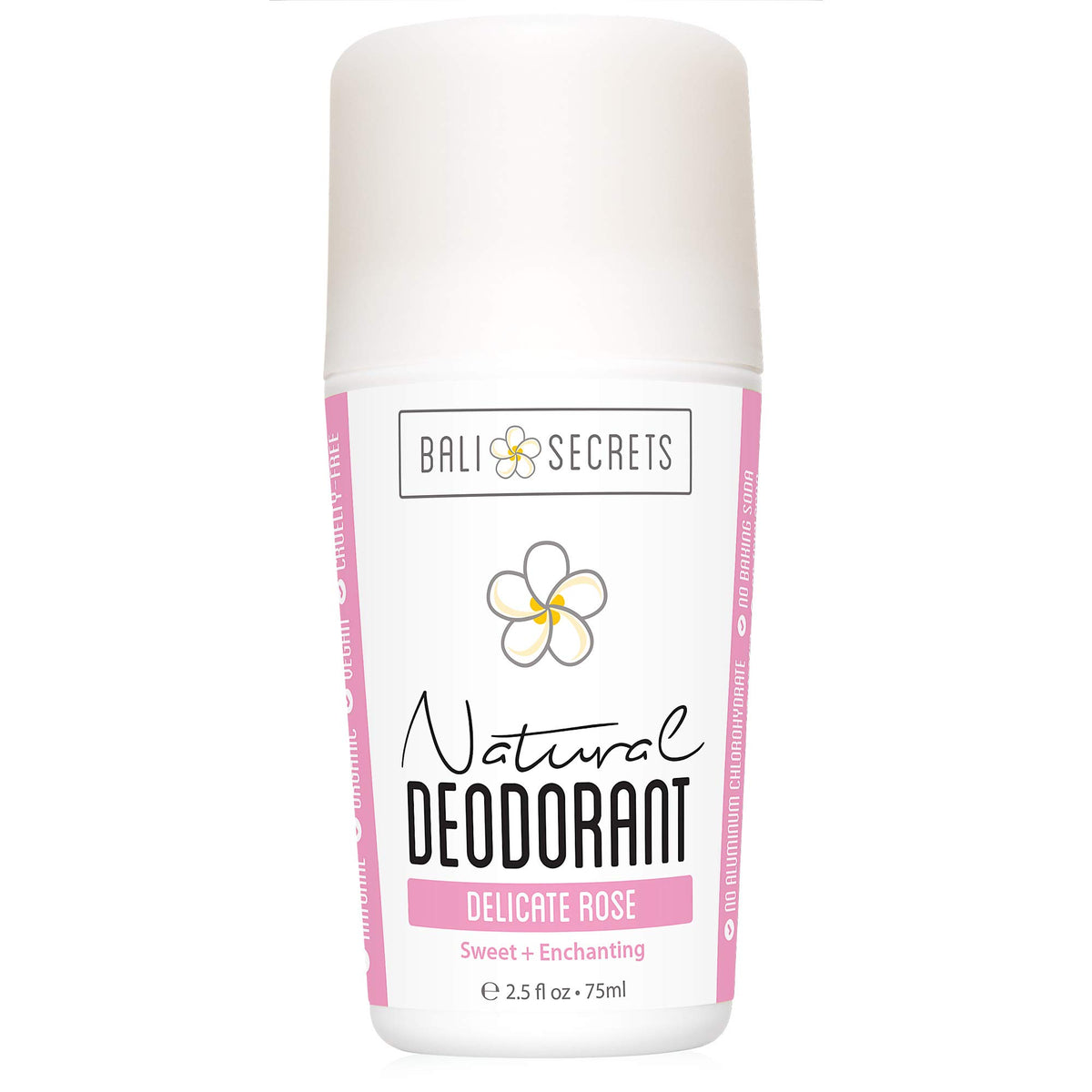 Bali Secrets The Rosey deodorant roller with premium rose fragrance for daily freshness