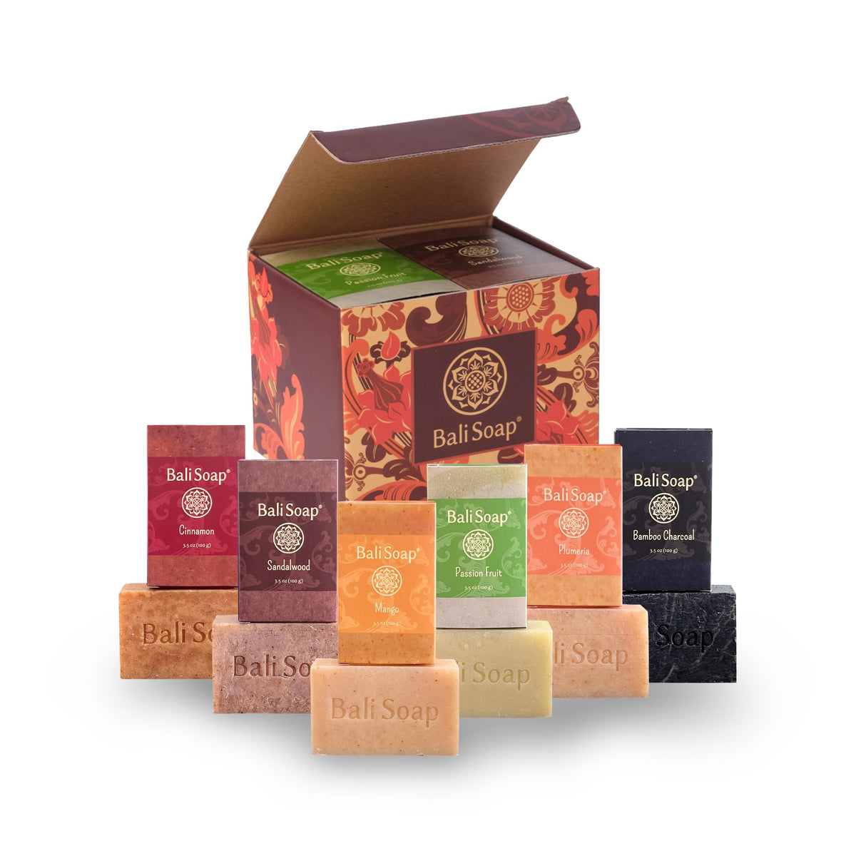 Bali Soap exotic-botanicals close-up illustrates natural exfoliation and lush ingredients.