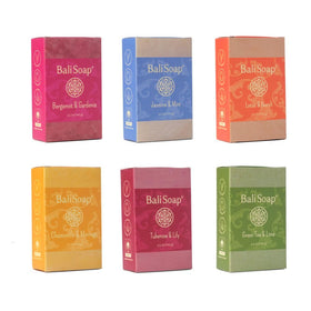 Bali Soap lavender-scent-bar offers calming notes for a relaxing shower.