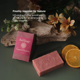 Bali Soap natural-ingredients-pack showcases plant oils for gentle skin care.