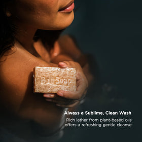 Bali Soap premium-packaging evokes tropical-spa vibes for gifting.