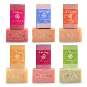 Bali Soap rose-scent-bar delivers soothing aromatherapy and daily cleansing.