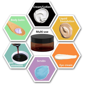 BallHull versatile container ideal for creams, lotions, powders, and ointments.