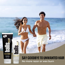 Skin after Bare Balm application, neat and comfortable feel.