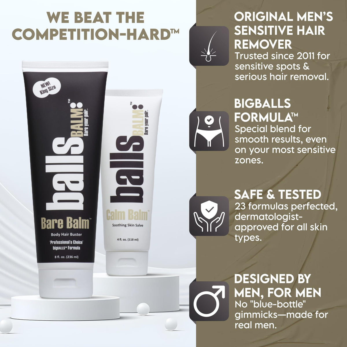 Bare Balm usage guide image showing quick steps for best results.