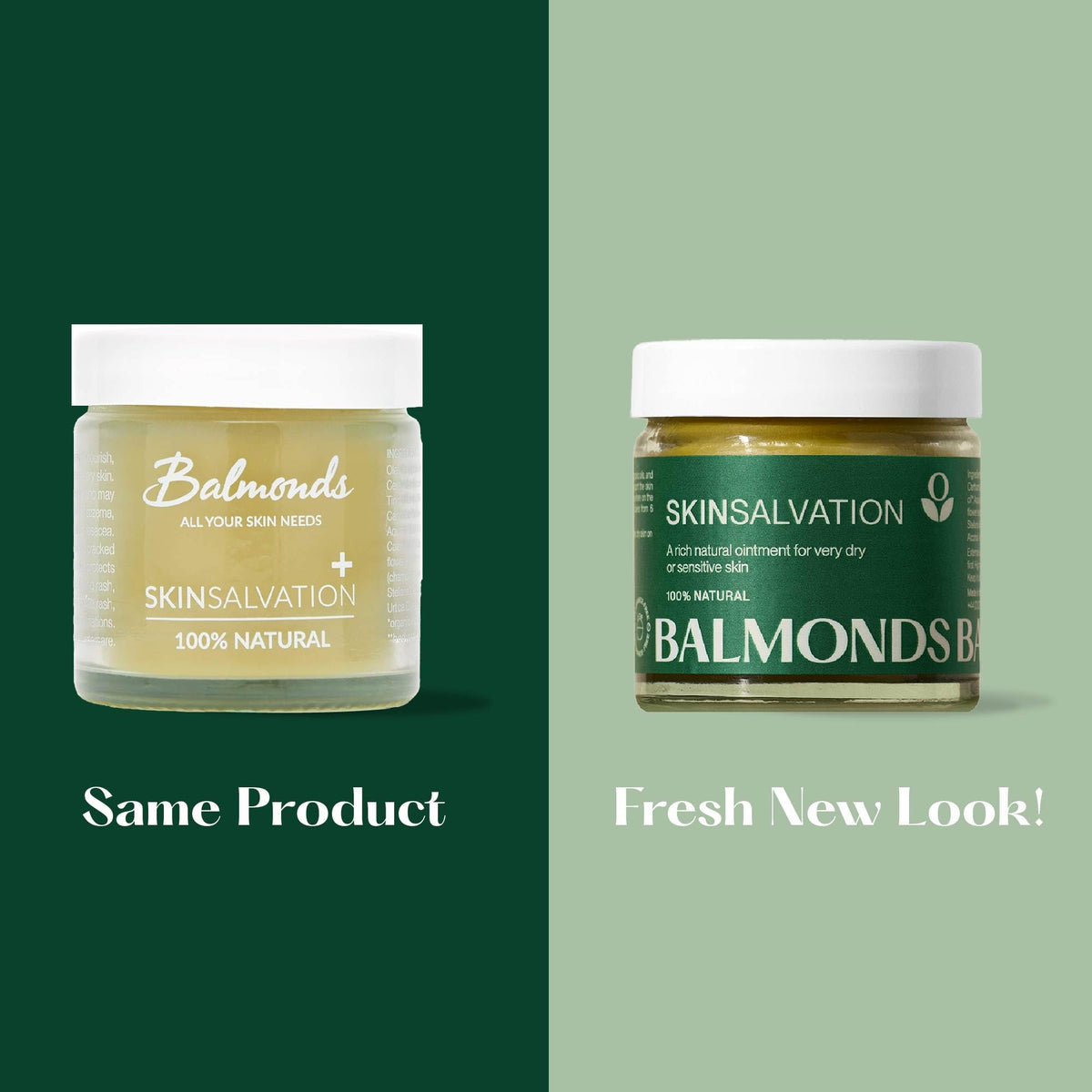 Calendula flowers highlight soothing botanicals in Balmonds Skin Salvation.