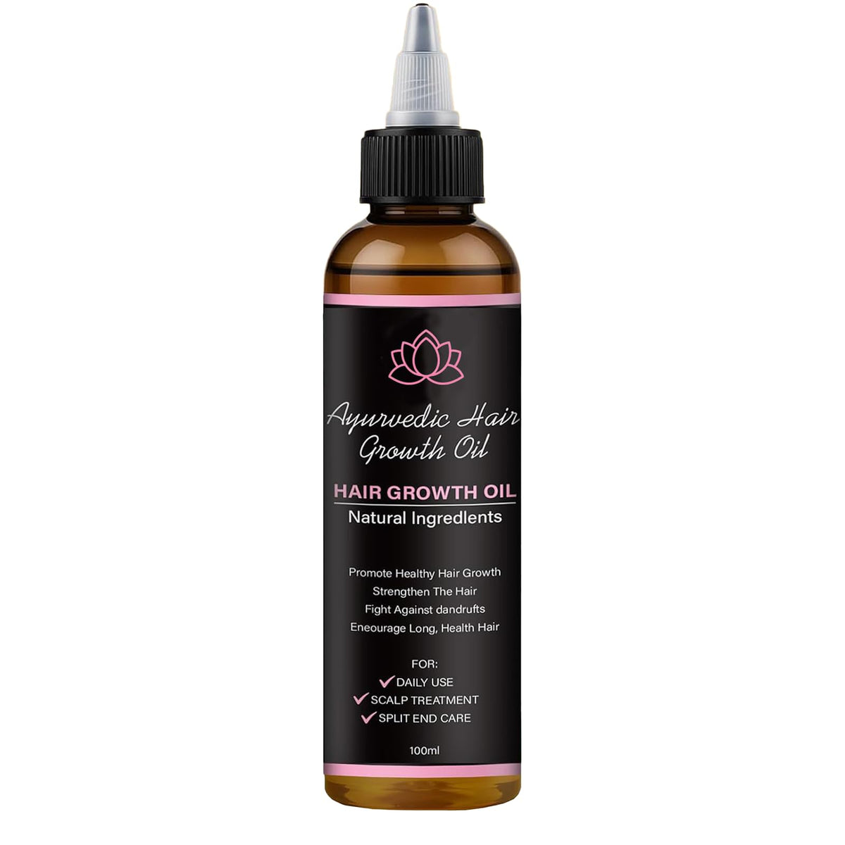 BALPPRD Lifewitqueenp hair growth oil bottle ready for daily scalp care.