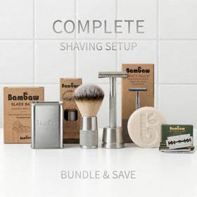 Bambaw cruelty-free shaving brush promises lasting performance.