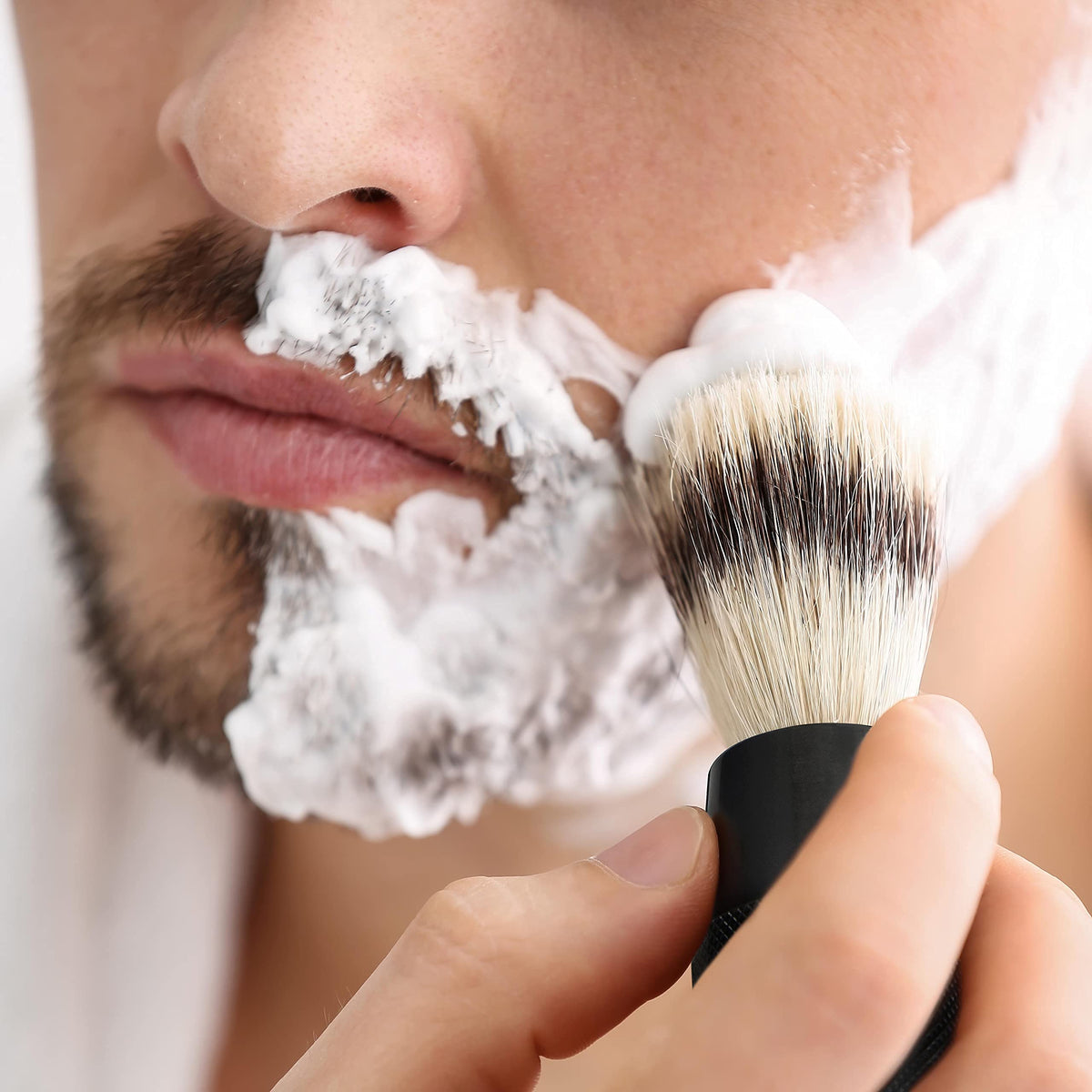Zero-waste shaving ritual with Bambaw's long-lasting brush and reusable handle.