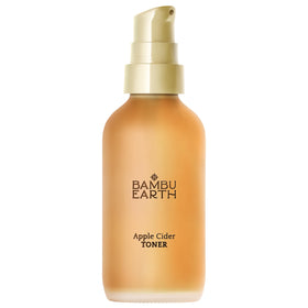Bambu Earth Apple Cider Toner bottle for gentle toning and balance.